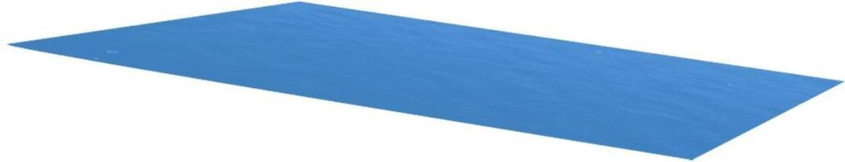 foto van een Zwembadzeil rechthoekig 732 x 366 cm PE blauw