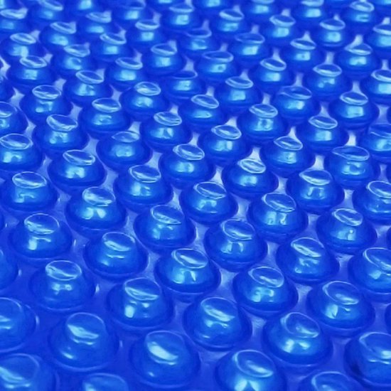 foto van een vidaXL Zwembadzeil rond 488 cm PE blauw